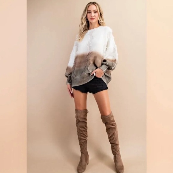 1.4.3. Story by Lineup Fringe Sweater - Picture 1 of 12